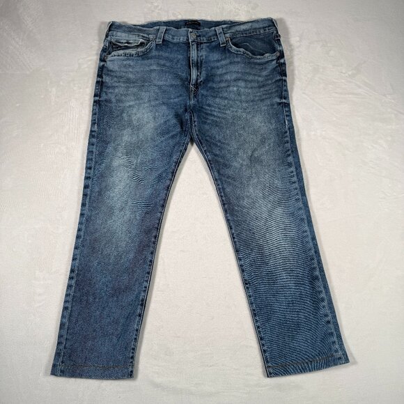 True Religion Other - True Religion Rocco Jeans Men Size 44 Relaxed Skinny Denim Flap Pocket W42 L28.5